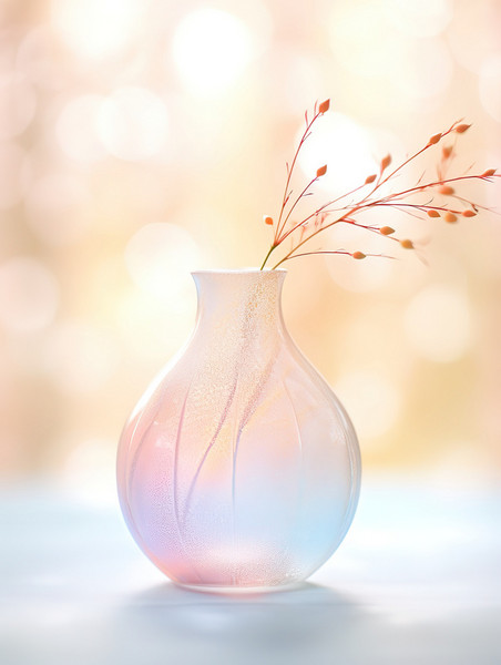创意浪漫梦幻插花艺术手工吹制玻璃花瓶设计