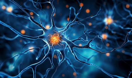 创意神经元人类的神经中枢细胞分子结构
