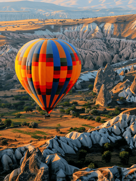 创意土耳其卡帕多西亚热气球旅游旅行出行娱乐设施
