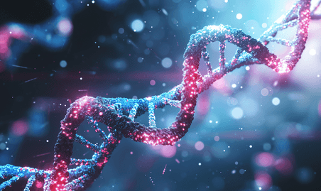 创意DNA染色体双螺旋结构医疗健康生物分子结构2