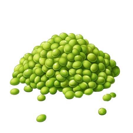 创意创意绿色青豆蔬菜农作物大豆元素免抠图案
