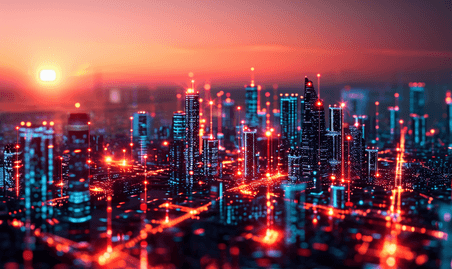 创意科技智慧城市社区信息数据全球化智慧互联