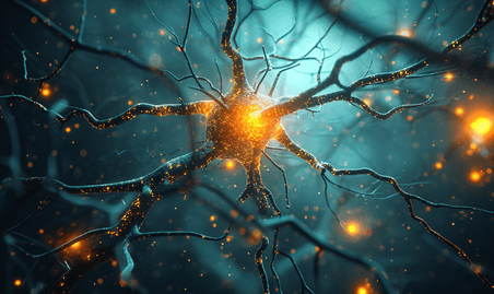 创意人类的神经中枢神经元细胞分子结构