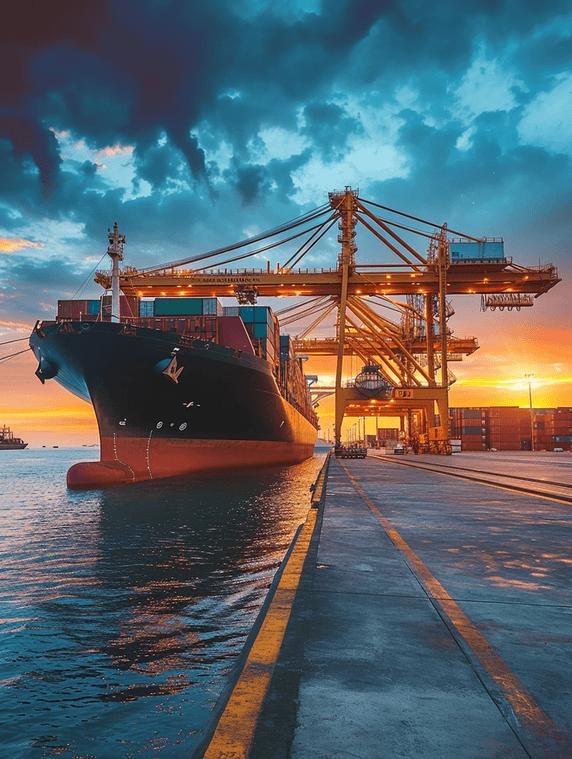 创意货运物流运输集装箱工业运输海运交通工具