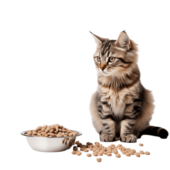 创意动物宠物猫粮摄影可爱小猫元素免抠图案