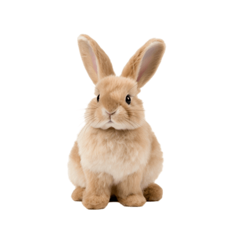 创意ai绘画可爱兔子动物摄影宠物元素免抠图案