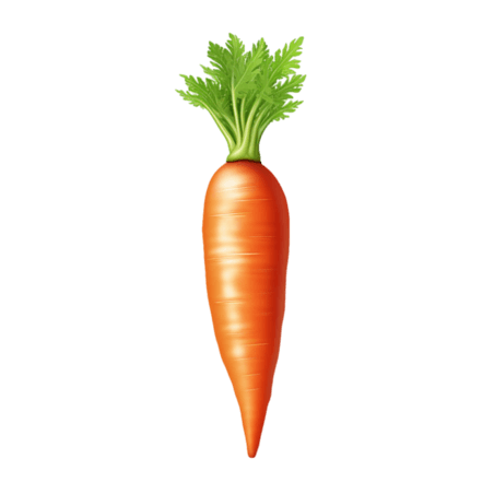 创意数字艺术新鲜胡萝卜蔬菜农作物元素免抠图案