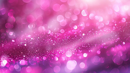 创意粉红色抽象闪光情人节唯美光晕光斑闪粉背景