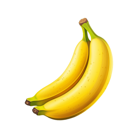 创意果实水果新鲜香蕉元素免抠图案