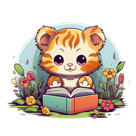 创意3d小动物学习小动物绘本可爱童话阅读猫咪元素免抠图案