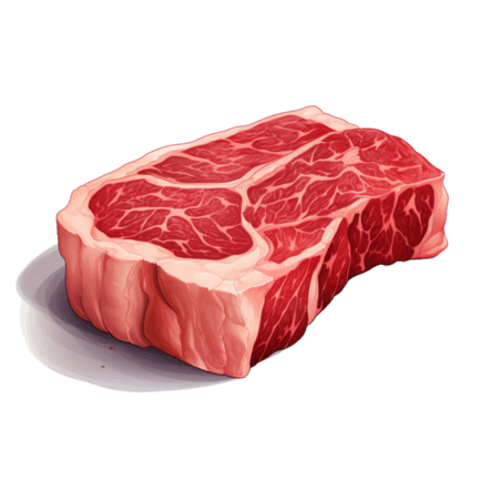 生鲜肉类创意特色新鲜牛排元素免抠图案