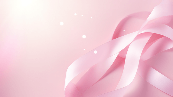 创意粉色情人节妇女节浪漫缎带浅粉色背景