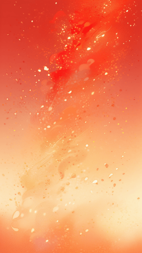 创意春节新年抽象中国风金粉粒子红色背景
