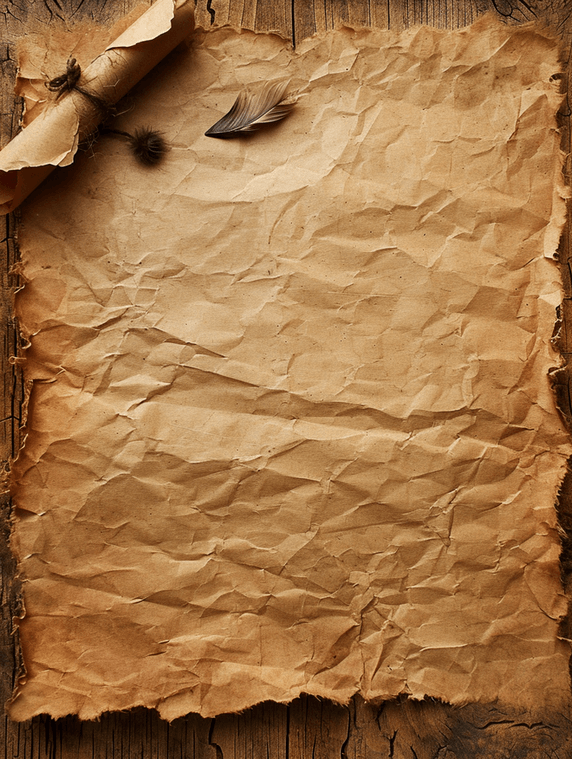 创意复古旧纸纸张老旧黄色信纸底纹背景