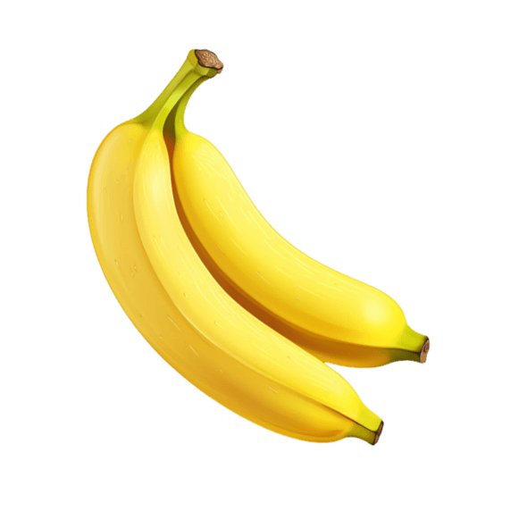 创意简洁新鲜香蕉果实水果元素免抠图案