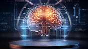 创意高科技智能大脑互联网商务人工智能背景图10