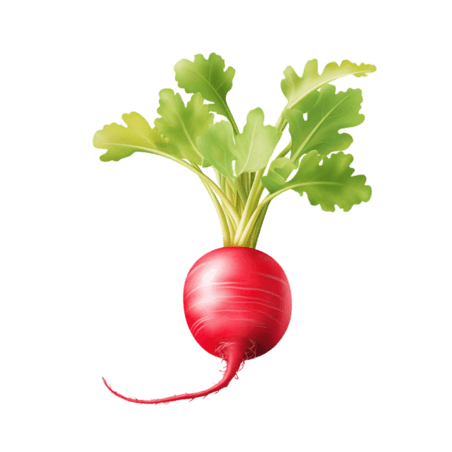 创意蔬菜农作物红色萝卜元素免抠图案