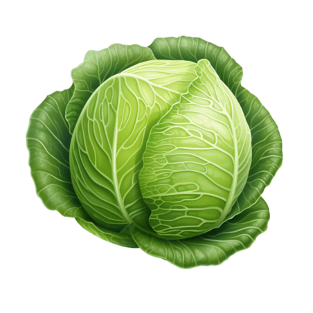 创意创意丰富包菜元素免抠图案蔬菜农作物卷心菜