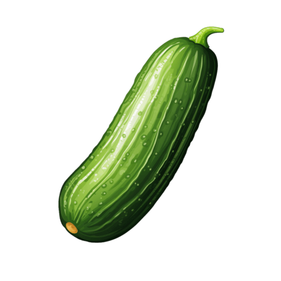 创意新鲜蔬菜元素免抠图案黄瓜农作物