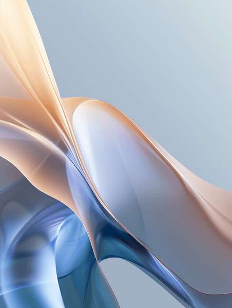 创意彩色蓝色大气商务企业抽象丝绸渐变线条图形纹理质感的背景7