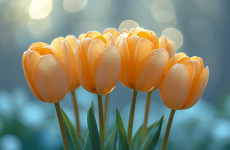 创意花朵植物郁金香花朵春天高清摄影图片