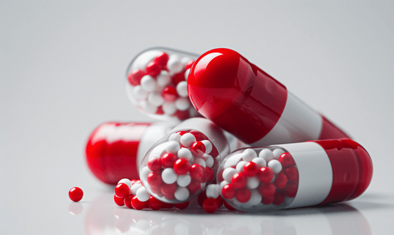 创意安全的抗生素药物药品药丸