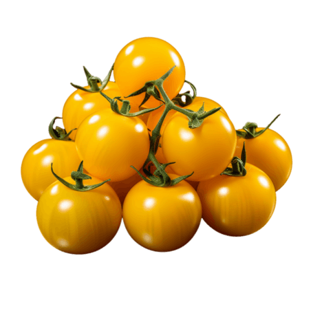 创意真实新鲜水果元素小番茄免抠图案