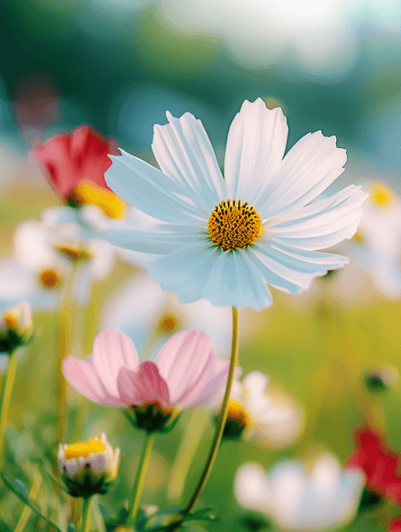 创意春天摄影图花朵植物植物雏菊花朵高清图片