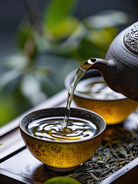 创意功夫茶餐饮中式茶道茶艺产品拍摄高清摄影图