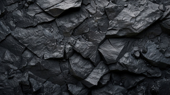 创意黑色岩石深灰色石头工业风纹理背景素材