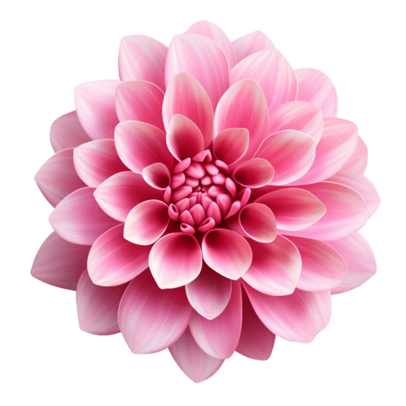创意ai绘画植物花朵粉色小花元素免抠图案