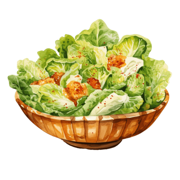 蔬菜沙拉菜肴元素免抠图案