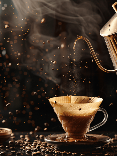 创意咖啡制作过程