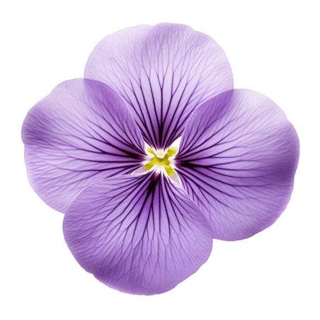 创意紫色花朵植物紫罗兰元素免抠图案