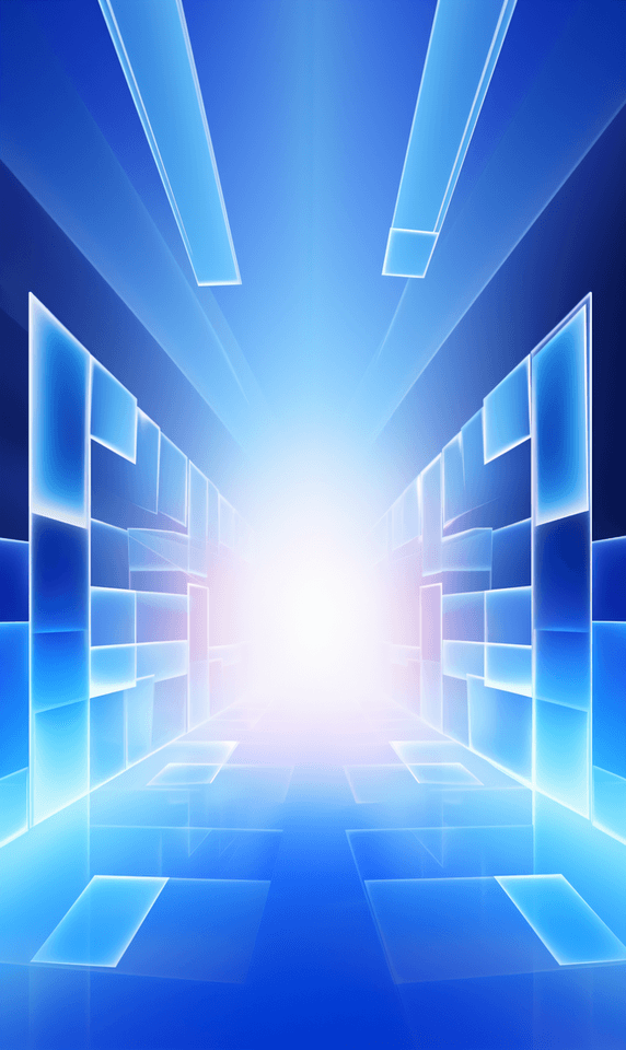 创意蓝色未来科技感简约酷炫大气简约企业商务电商背景