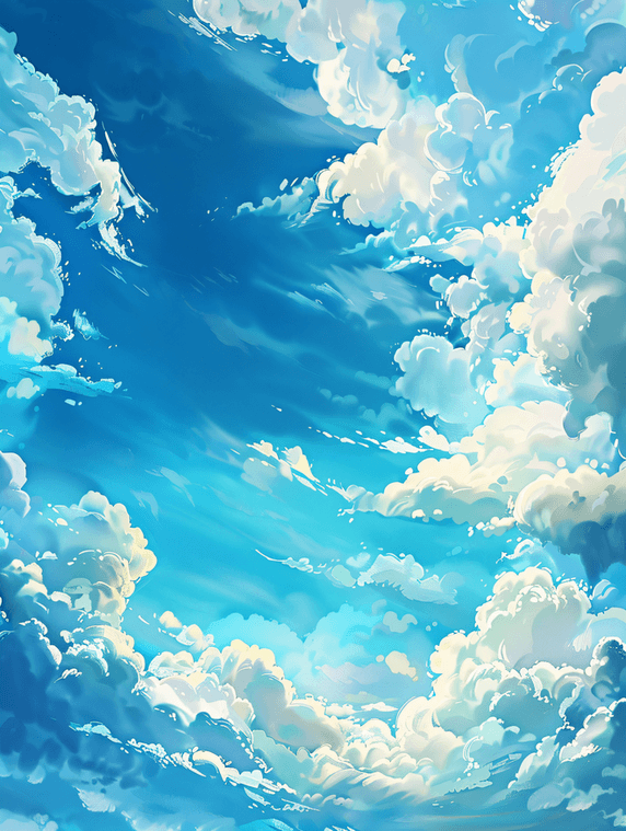 创意蓝天白云蓝天白云素材天空云海云朵