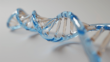 创意医疗DNA生物学白色简约生物科技基因网状的背景2
