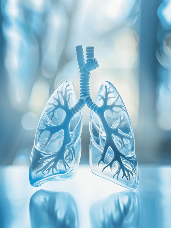 创意医疗折页呼吸内科医疗健康肺部