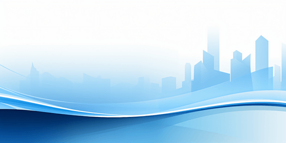 创意简约蓝色大气企业商务城市建筑底纹背景