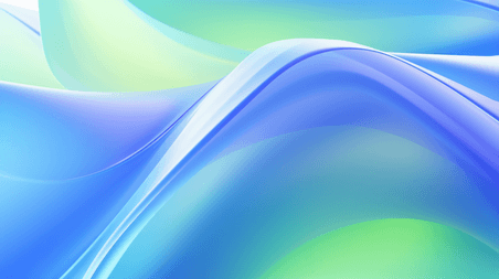 创意C4D动态水波纹理混流体液体抽象商务科技蓝色绿色背景12