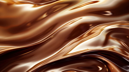 创意巧克力波浪状液体丝滑背景素材