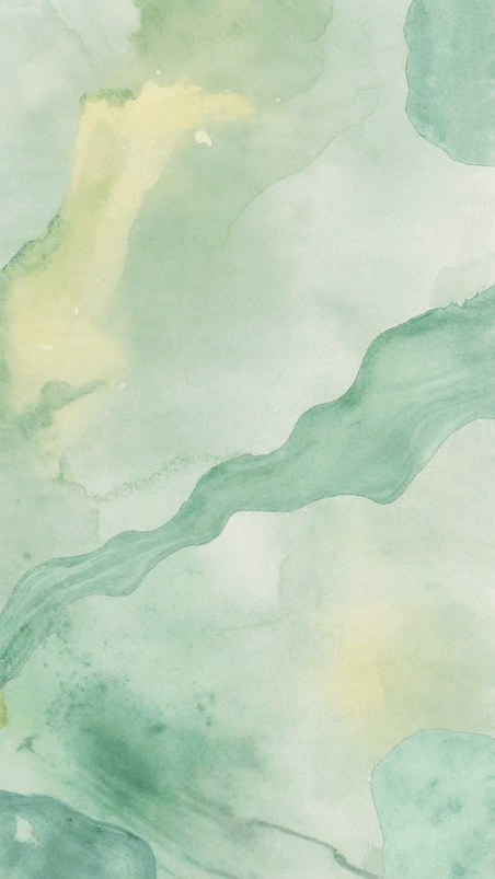 创意清新春天浅青色浅绿色波纹水彩抽象纹理图片