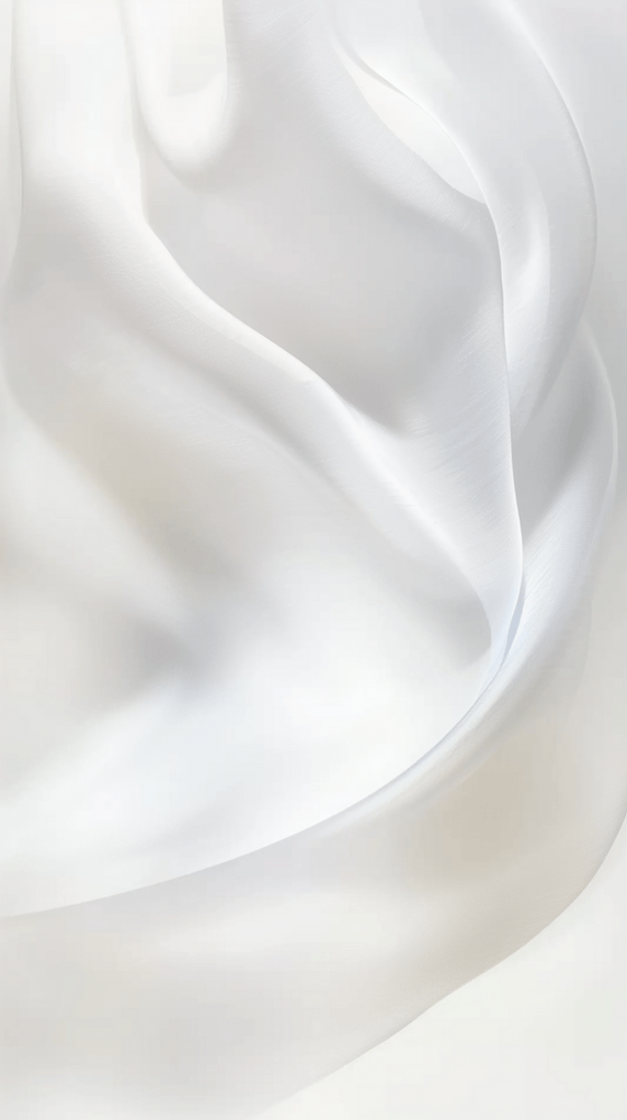 创意医美灰白银白珠光色柔和清透流动大气渐变美业丝绸白色纹理背景图