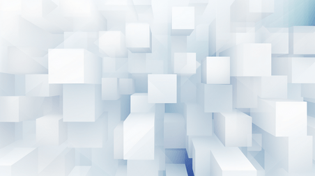 创意白色3D立体抽象形状企业商务几何背景