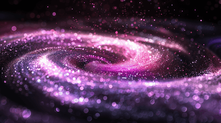 创意紫色星光颗粒光点旋转流线质感的背景12