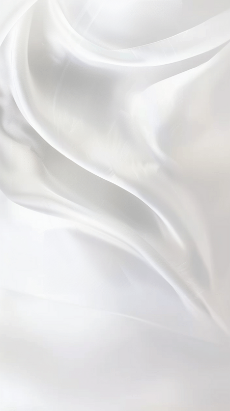 创意医美灰白银白珠光色大气渐变美业丝绸白色柔和清透流动纹理素材