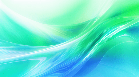 大气企业科技商务渐变绿色蓝色C4D动态水波纹理混流体液体抽象背景15