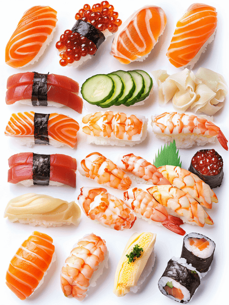 创意日式料理美食手握寿司餐饮生鲜