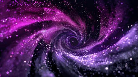 创意紫色星光颗粒光点旋转流线质感的背景13