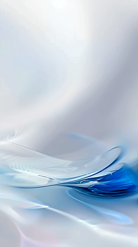 创意医美天蓝珠光色柔和清透质感大气渐变美业蓝色背景